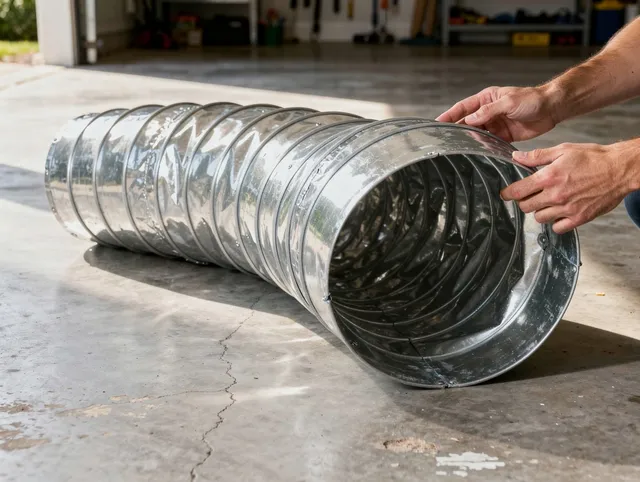 Perris Dryer Vent Cleaning specialist using advanced equipment for thorough duct cleaning in Perris